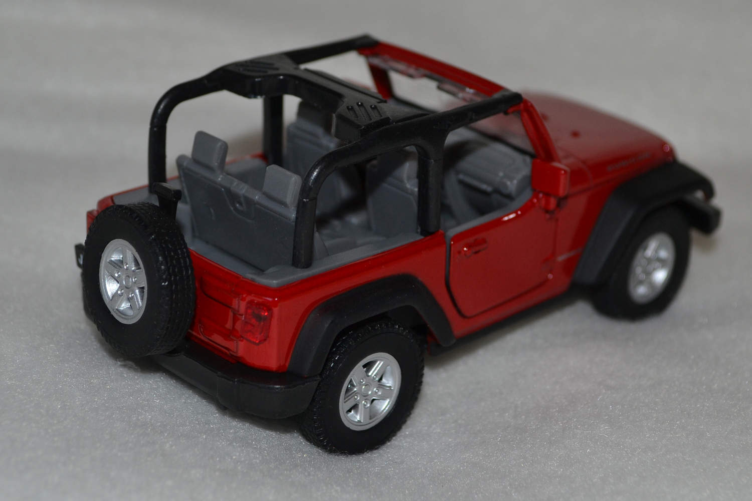 Jeep Wrangler Rubicon Röd 1:34, 1:39 Welly Nex Pullback Ny