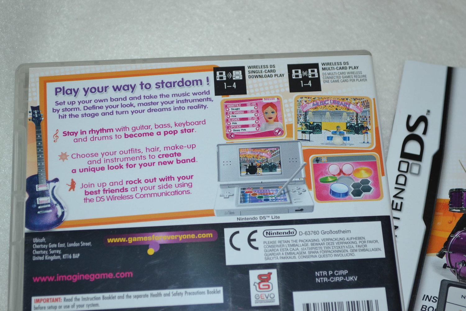 Imagine Girl Band NDS Nintendo DS Fint Skick