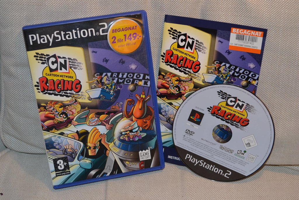 Cartoon Network Racing PS2 Playstation 2 Komplett Fint Skick