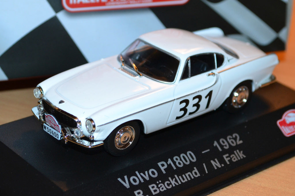 Volvo P1800 #331 R.BACKLUND/N.FALK Vit 1:43 Rally Monte Ny
