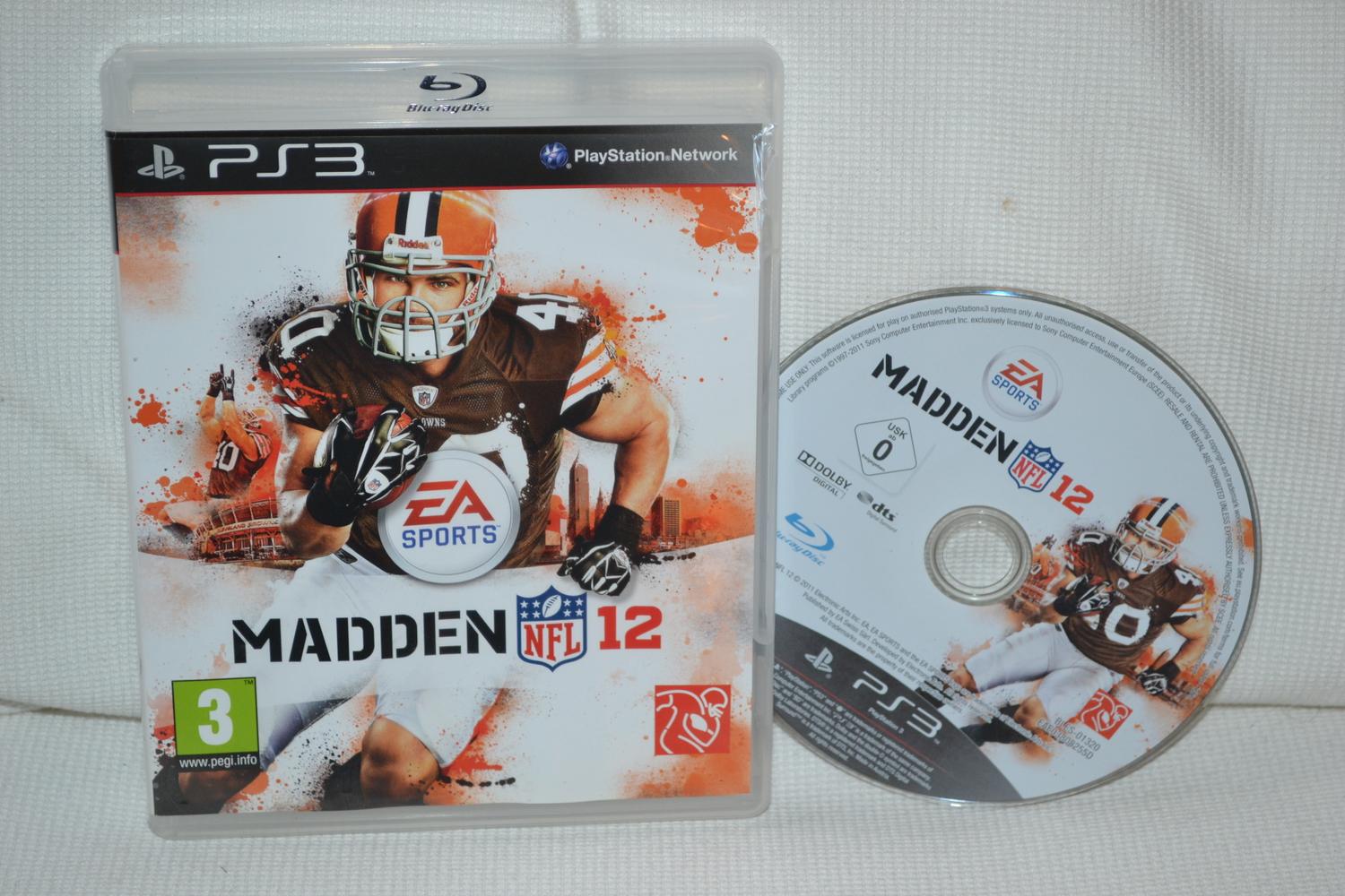Madden NFL 12 PS3 Playstation 3 Fint Skick