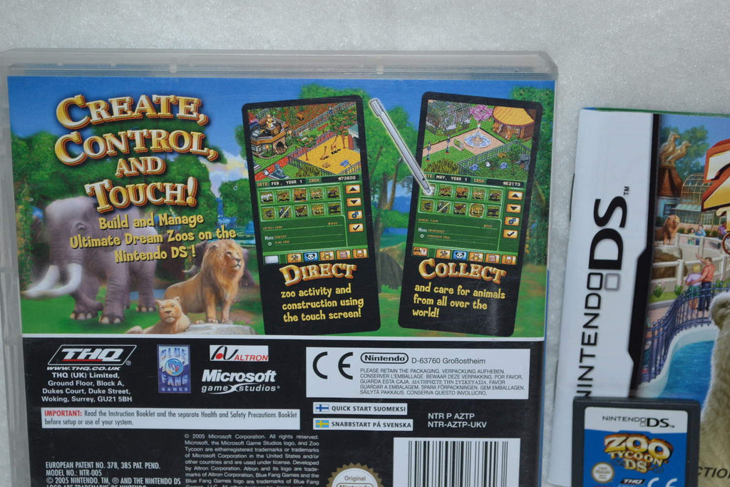 Zoo Tycoon NDS Nintendo DS Fint Skick