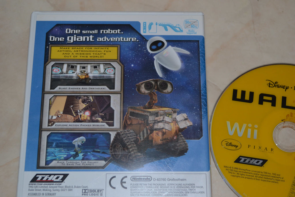 Wall-E Wii Nintendo Walle (Utan Manual) Fint Skick