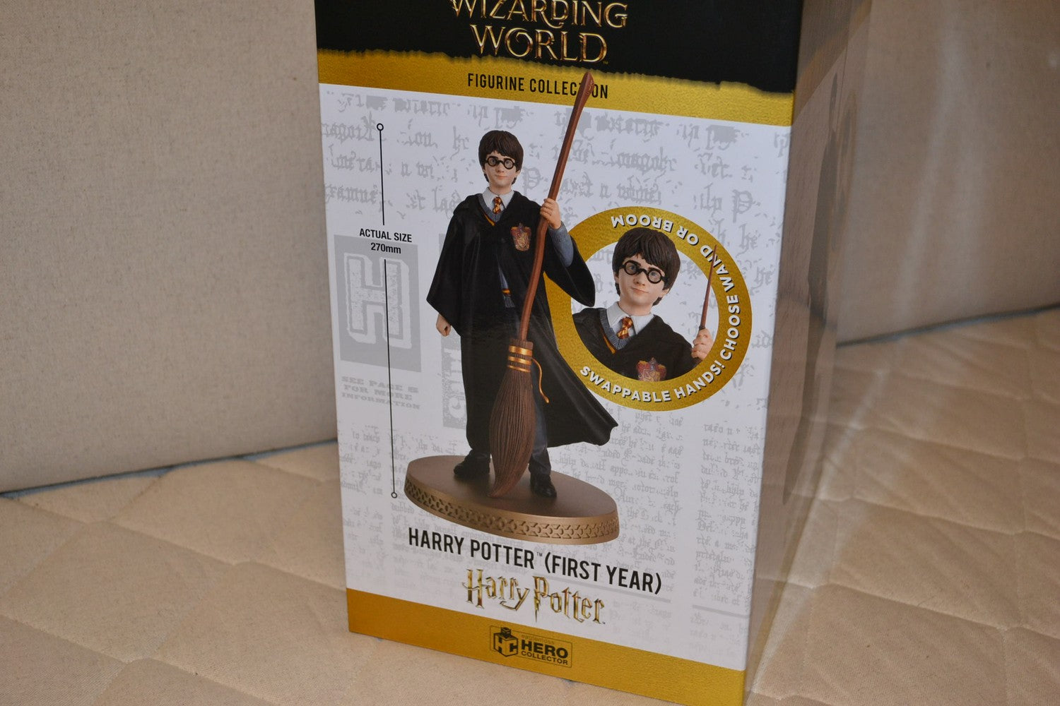 Harry Potter med Kvast First Years Eaglemoss 27cm Figur Staty Ny