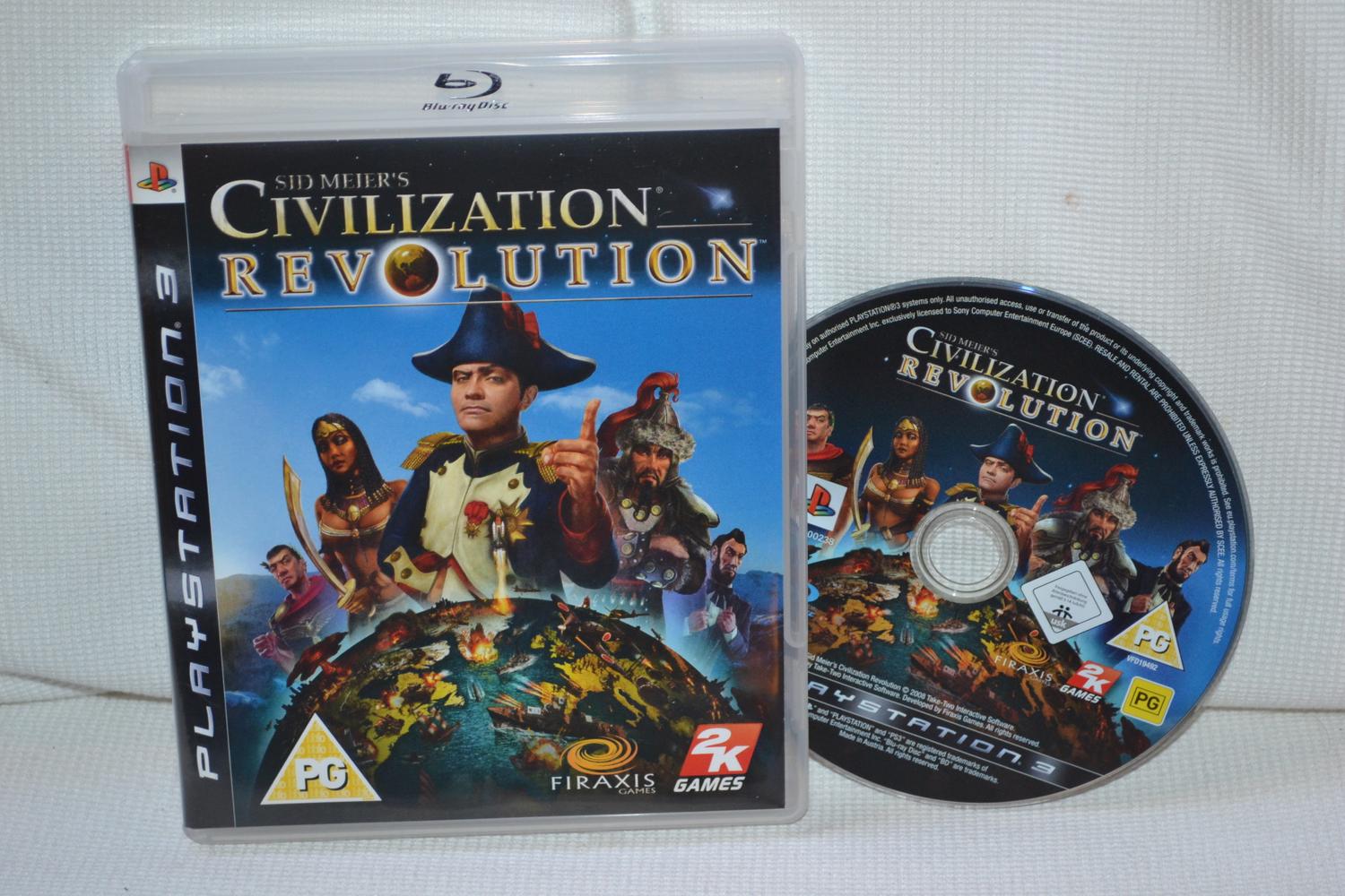 Sid Meiers Civilization: Revolution PS3 Playstation 3 (Utan Manual) Fint Skick