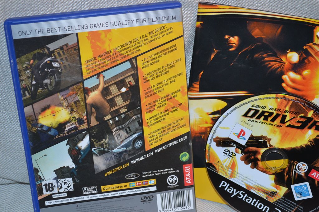 Driv3r 3 (PS2) Playstation 2 "Platinum" Komplett Nyskick